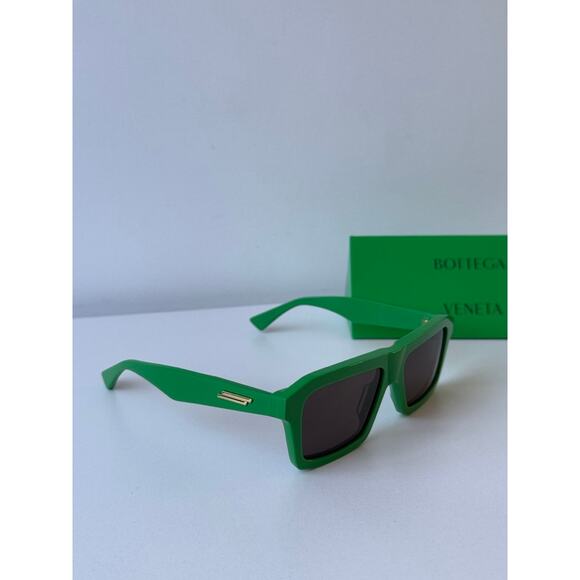 NEW Bottega Veneta BV1213S Green Unisex Sunglasses - Picture 4 of 5